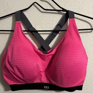 Victoria’s Secret VSX SPORT Sports-Bra Pink Mesh Size 34DD
